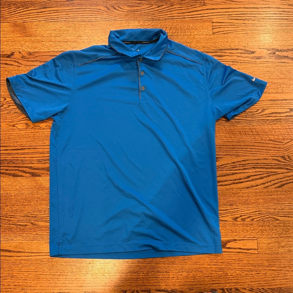 Nike Blue Polo Golf Shirt